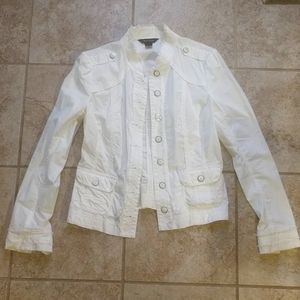 WHBM White Jacket